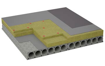 considerations of Hole Bottom flat roofing insulation